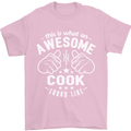 This Is What an Awesome Cook Looks Like Mens T-Shirt Cotton Gildan Light Pink