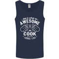 This Is What an Awesome Cook Looks Like Mens Vest Tank Top Navy Blue