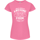 This Is What an Awesome Cook Looks Like Womens Petite Cut T-Shirt Azalea