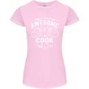 This Is What an Awesome Cook Looks Like Womens Petite Cut T-Shirt Light Pink