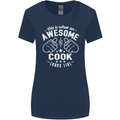 This Is What an Awesome Cook Looks Like Womens Wider Cut T-Shirt Navy Blue