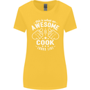 This Is What an Awesome Cook Looks Like Womens Wider Cut T-Shirt Yellow