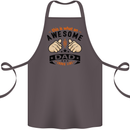 This Is What an Awesome Dad Cotton Apron 100% Organic Dark Grey