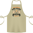 This Is What an Awesome Dad Cotton Apron 100% Organic Khaki