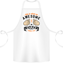This Is What an Awesome Dad Cotton Apron 100% Organic White