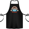 This Is What an Awesome Dad Father's Day Cotton Apron 100% Organic Black