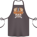 This Is What an Awesome Dad Father's Day Cotton Apron 100% Organic Dark Grey