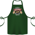 This Is What an Awesome Dad Father's Day Cotton Apron 100% Organic Forest Green