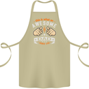 This Is What an Awesome Dad Father's Day Cotton Apron 100% Organic Khaki