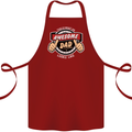 This Is What an Awesome Dad Father's Day Cotton Apron 100% Organic Maroon
