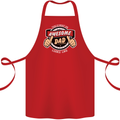 This Is What an Awesome Dad Father's Day Cotton Apron 100% Organic Red