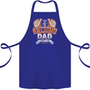 This Is What an Awesome Dad Father's Day Cotton Apron 100% Organic Royal Blue