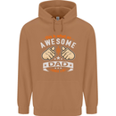 This Is What an Awesome Dad Father's Day Mens 80% Cotton Hoodie Caramel Latte