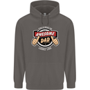 This Is What an Awesome Dad Father's Day Mens 80% Cotton Hoodie Charcoal