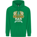 This Is What an Awesome Dad Father's Day Mens 80% Cotton Hoodie Irish Green