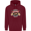 This Is What an Awesome Dad Father's Day Mens 80% Cotton Hoodie Maroon