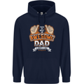 This Is What an Awesome Dad Father's Day Mens 80% Cotton Hoodie Navy Blue