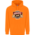 This Is What an Awesome Dad Father's Day Mens 80% Cotton Hoodie Orange