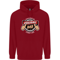 This Is What an Awesome Dad Father's Day Mens 80% Cotton Hoodie Red