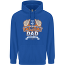 This Is What an Awesome Dad Father's Day Mens 80% Cotton Hoodie Royal Blue
