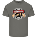 This Is What an Awesome Dad Father's Day Mens Cotton T-Shirt Tee Top Charcoal