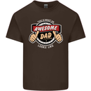 This Is What an Awesome Dad Father's Day Mens Cotton T-Shirt Tee Top Dark Chocolate