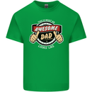 This Is What an Awesome Dad Father's Day Mens Cotton T-Shirt Tee Top Irish Green