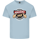 This Is What an Awesome Dad Father's Day Mens Cotton T-Shirt Tee Top Light Blue