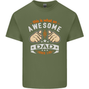 This Is What an Awesome Dad Father's Day Mens Cotton T-Shirt Tee Top Military Green