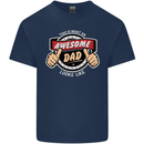 This Is What an Awesome Dad Father's Day Mens Cotton T-Shirt Tee Top Navy Blue