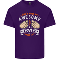 This Is What an Awesome Dad Father's Day Mens Cotton T-Shirt Tee Top Purple