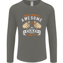 This Is What an Awesome Dad Father's Day Mens Long Sleeve T-Shirt Charcoal