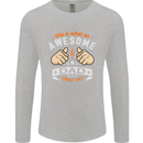 This Is What an Awesome Dad Father's Day Mens Long Sleeve T-Shirt Sports Grey
