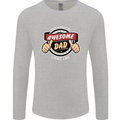 This Is What an Awesome Dad Father's Day Mens Long Sleeve T-Shirt Sports Grey