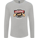 This Is What an Awesome Dad Father's Day Mens Long Sleeve T-Shirt Sports Grey