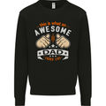 This Is What an Awesome Dad Father's Day Mens Sweatshirt Jumper Black