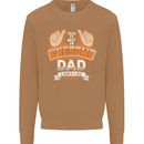 This Is What an Awesome Dad Father's Day Mens Sweatshirt Jumper Caramel Latte