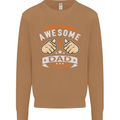 This Is What an Awesome Dad Father's Day Mens Sweatshirt Jumper Caramel Latte