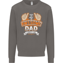 This Is What an Awesome Dad Father's Day Mens Sweatshirt Jumper Charcoal