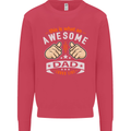 This Is What an Awesome Dad Father's Day Mens Sweatshirt Jumper Heliconia