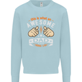 This Is What an Awesome Dad Father's Day Mens Sweatshirt Jumper Light Blue