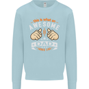 This Is What an Awesome Dad Father's Day Mens Sweatshirt Jumper Light Blue