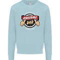 This Is What an Awesome Dad Father's Day Mens Sweatshirt Jumper Light Blue