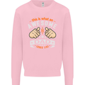 This Is What an Awesome Dad Father's Day Mens Sweatshirt Jumper Light Pink