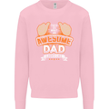 This Is What an Awesome Dad Father's Day Mens Sweatshirt Jumper Light Pink