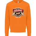 This Is What an Awesome Dad Father's Day Mens Sweatshirt Jumper Orange