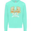 This Is What an Awesome Dad Father's Day Mens Sweatshirt Jumper Peppermint
