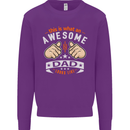 This Is What an Awesome Dad Father's Day Mens Sweatshirt Jumper Purple