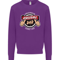 This Is What an Awesome Dad Father's Day Mens Sweatshirt Jumper Purple