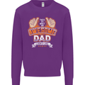 This Is What an Awesome Dad Father's Day Mens Sweatshirt Jumper Purple